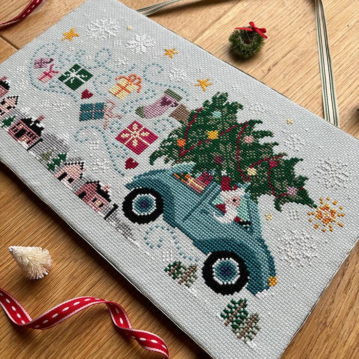Driving Home for Christmas - Printed Chart by Love Poppet