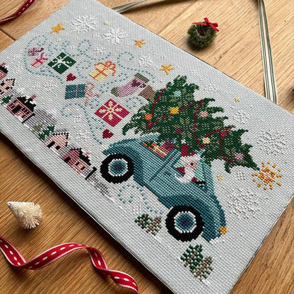 Driving Home for Christmas - Printed Chart by Love Poppet