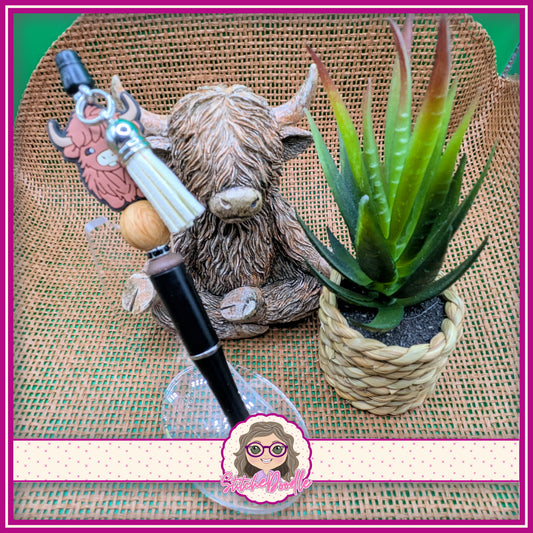 Hamish Handmade Beaded Pen with Tassel - Ideal Gift