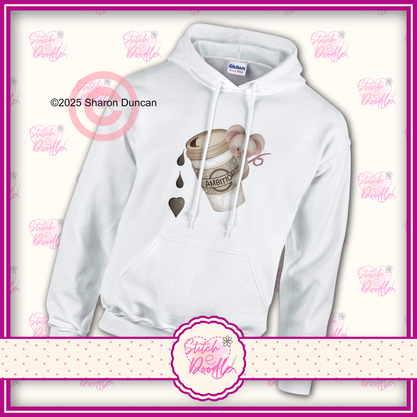 Cup of Ambition Movie inspired Classic Unisex Pullover Hoodie.  50/50 Cotton/Polyester