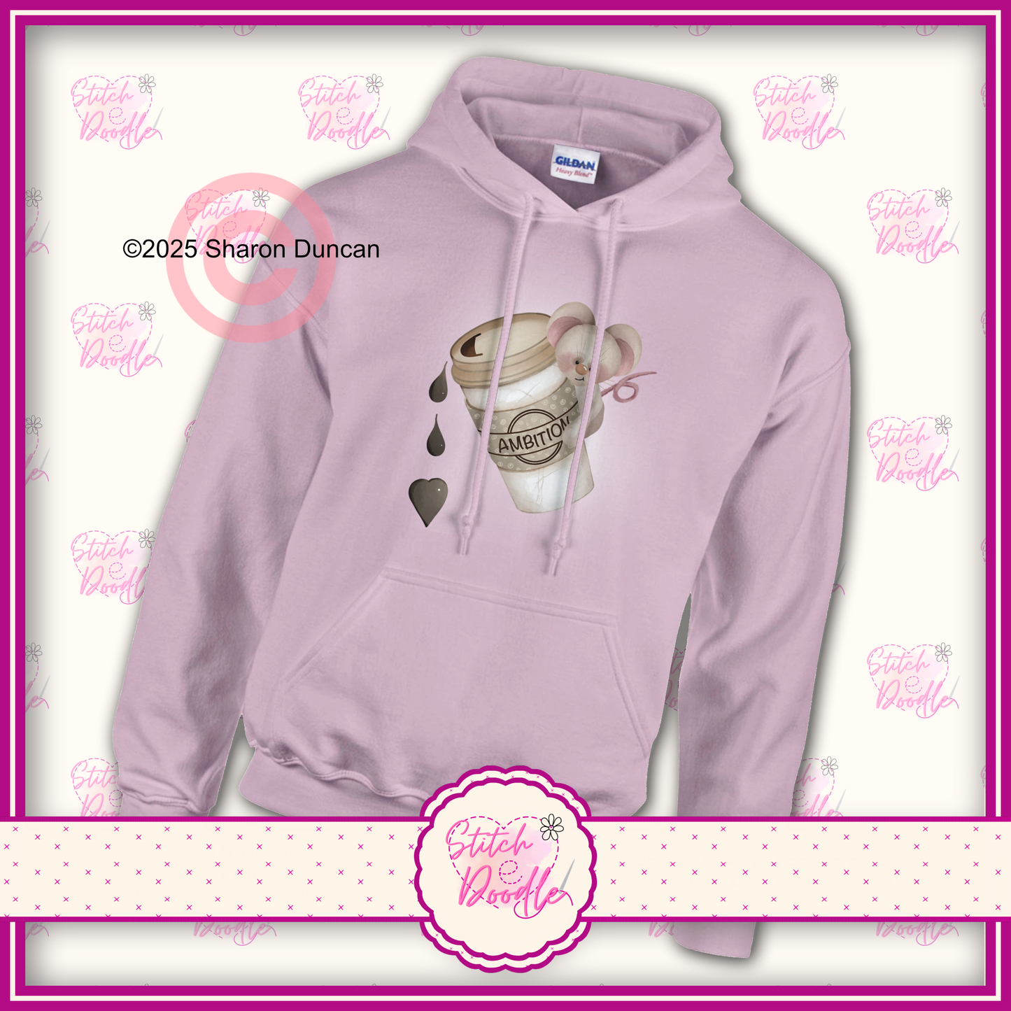 Cup of Ambition Movie inspired Classic Unisex Pullover Hoodie.  50/50 Cotton/Polyester