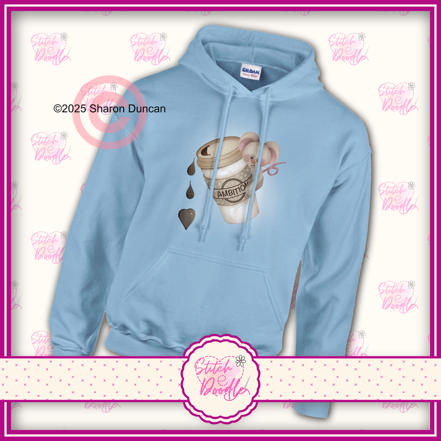 Cup of Ambition Movie inspired Classic Unisex Pullover Hoodie.  50/50 Cotton/Polyester