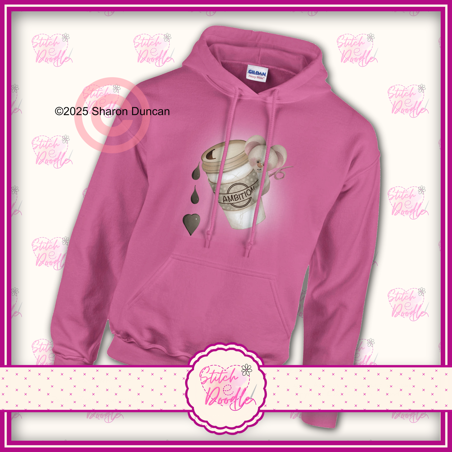 Cup of Ambition Movie inspired Classic Unisex Pullover Hoodie.  50/50 Cotton/Polyester