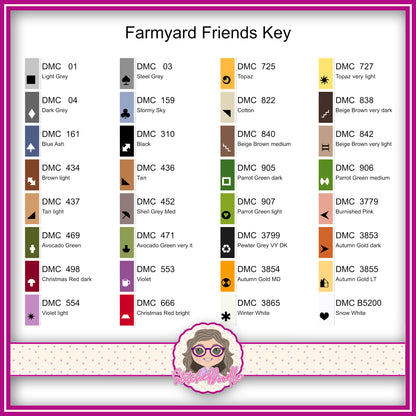 *NEW* Farmyard Friends Bumpler Collection - PDF and Patternkeeper - 7 charts