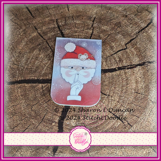 Shhhhh Santa Magnetic Bookmark.