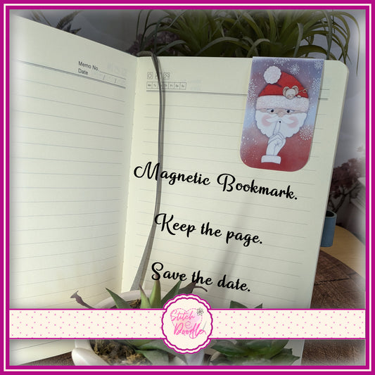 Shhhhh Santa Magnetic Bookmark.
