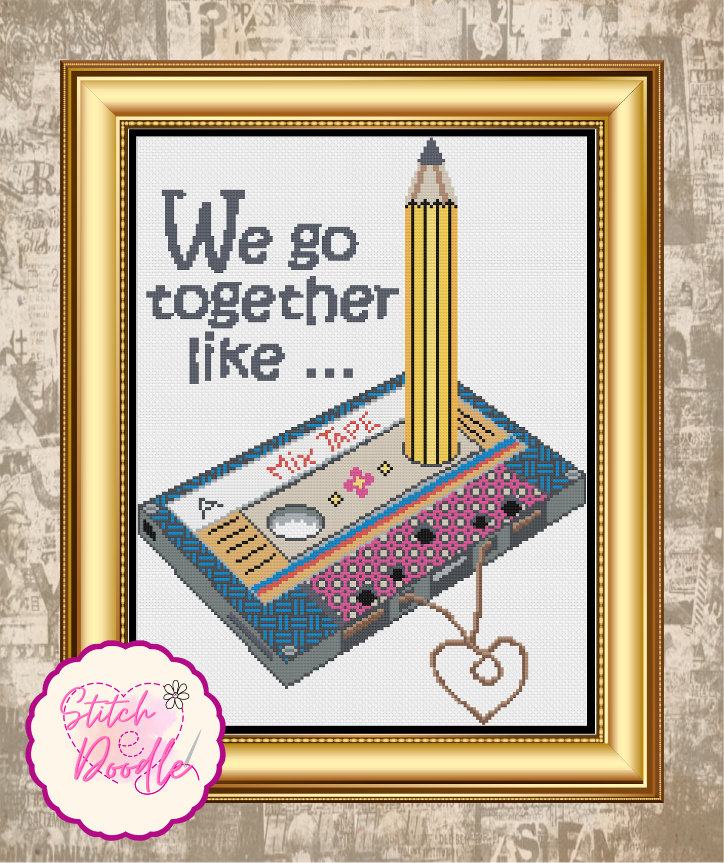 If you know you know - 80's Nostalgia Tape and Pencil - Digital Download