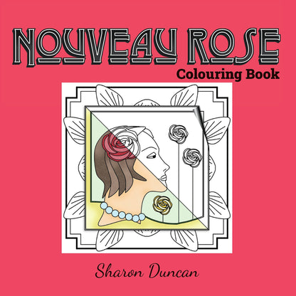 BUY ONE GET ONE HALF PRICE Mindful Mandalas and Nouveau Rose colouring books