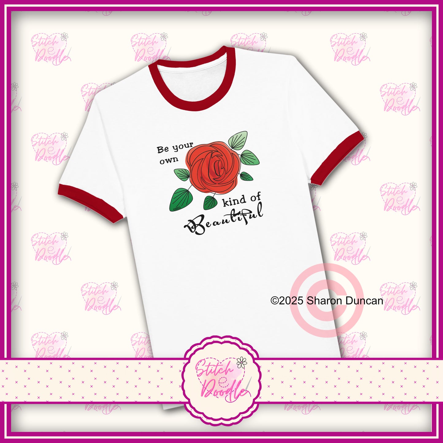 Be your own kind of beautiful - Unisex Ringer T-shirt