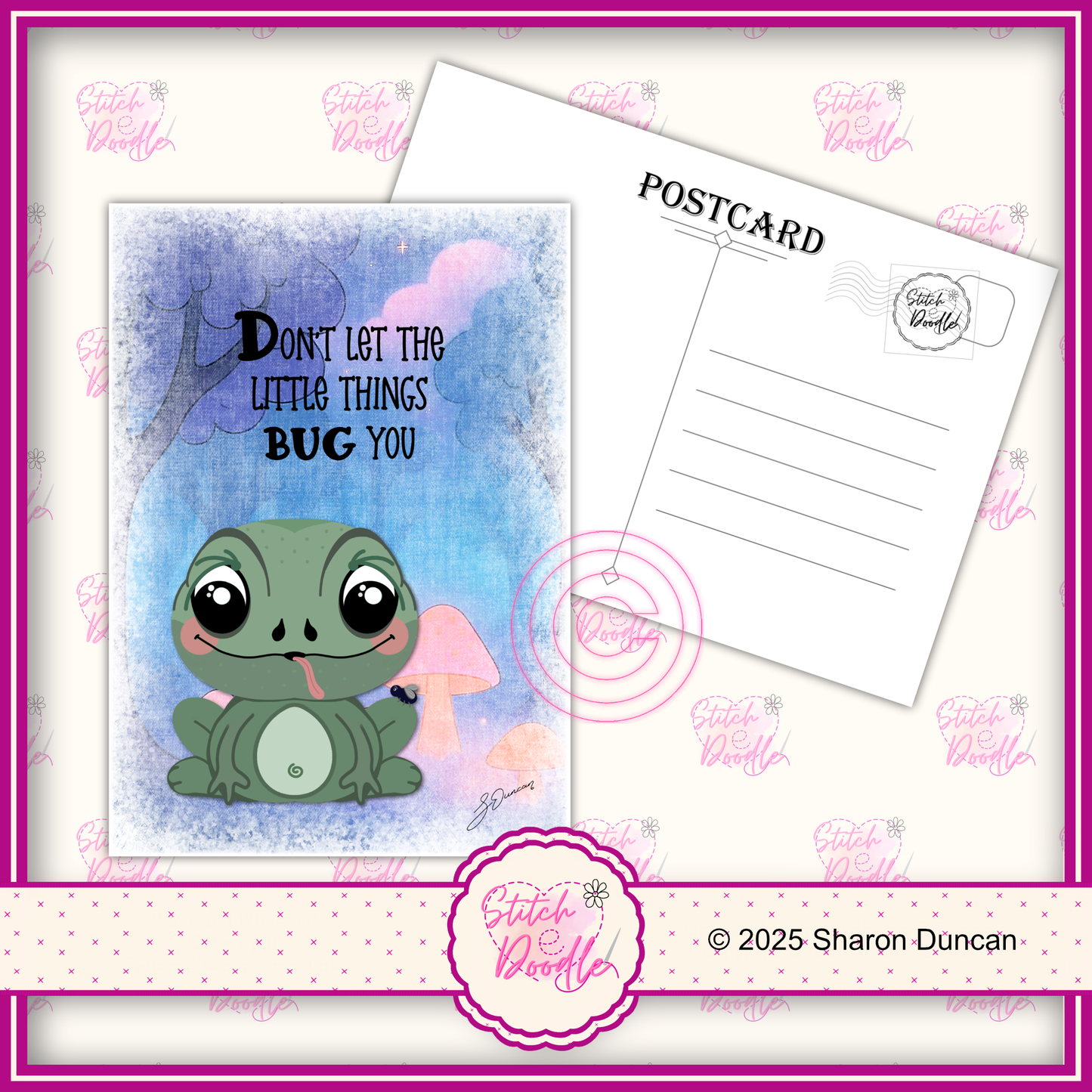 A5 Art Print/Postcard 6 Piece Collection - Too Cute To Spook - set 1