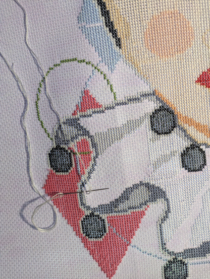 Colourful Pierrot Style Clown - Digital Download PDF and Patternkeeper