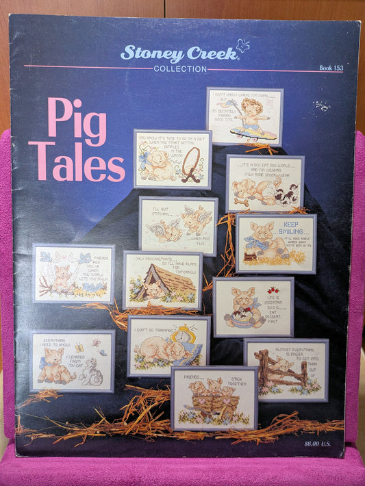 DESTASH - Stoney Creek Booklet - Pig Tales - 12 Designs