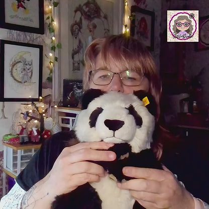 Bear Hug Collectible Wooden Pin - Brown bear.  FREE Panda Bear hug pin when you buy me.