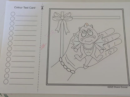 Colouring Book.  Digital Download.  Dragon Dayz.  20 exclusive designs
