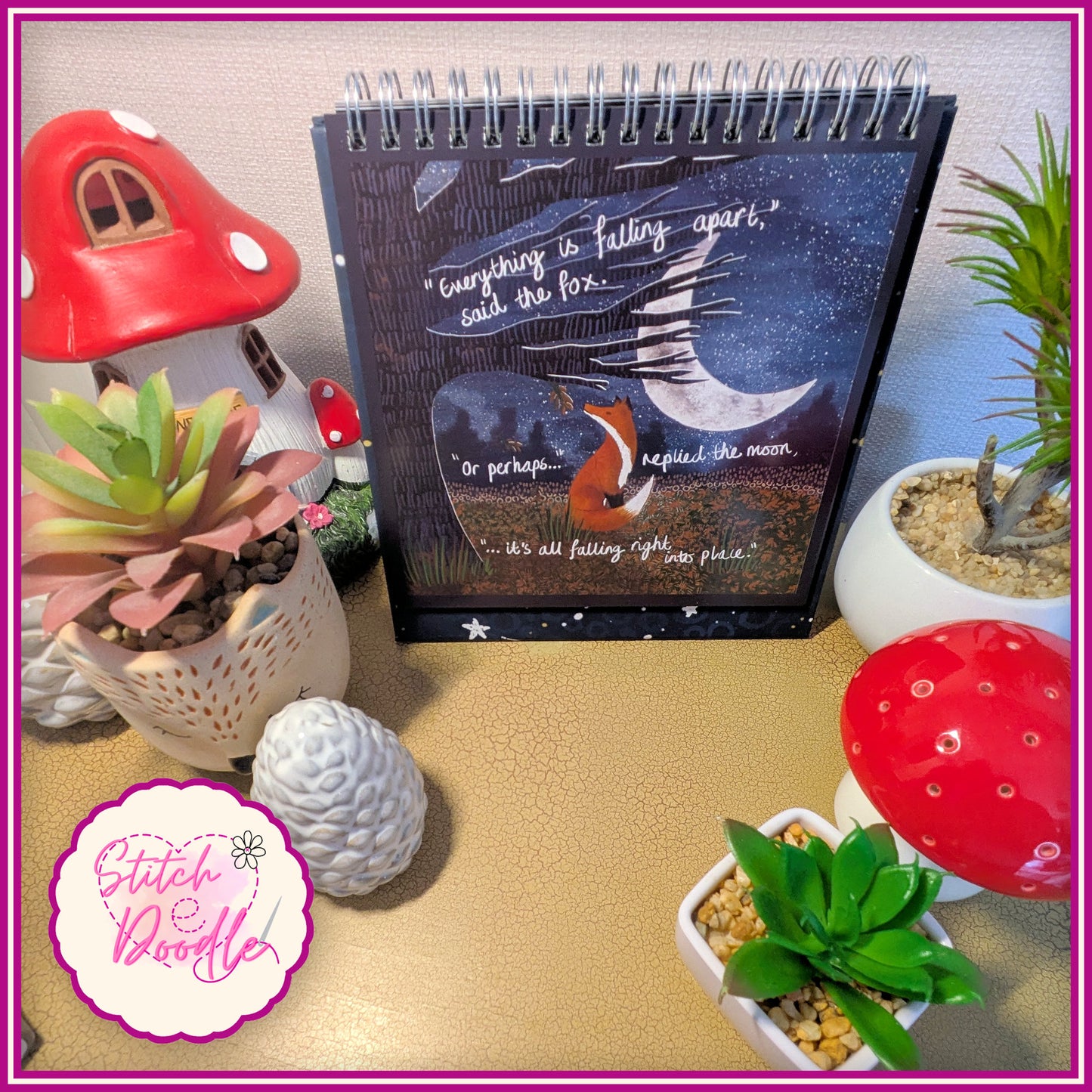 50 Inspiring Images from Fox Under the Moon.  *FREE bookmark worth £3 when you purchase this item.