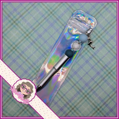 Ride the Waves Handmade Beaded Pen with Dolphin Charm  - Ideal Gift