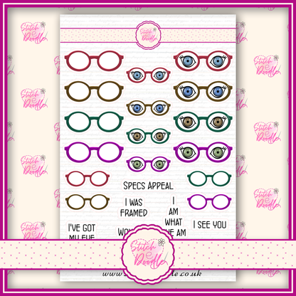 Sticker Sheet - Spec-tacular - 23 stickers