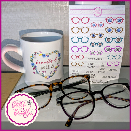 Sticker Sheet - Spec-tacular - 23 stickers