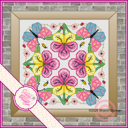 Spring Has Sprung Mandala Chart - Digital Download