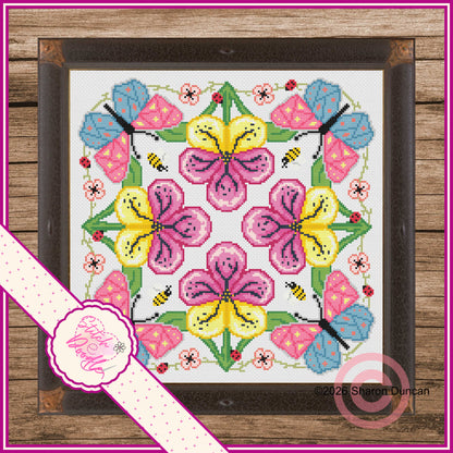 Spring Has Sprung Mandala Chart - Digital Download