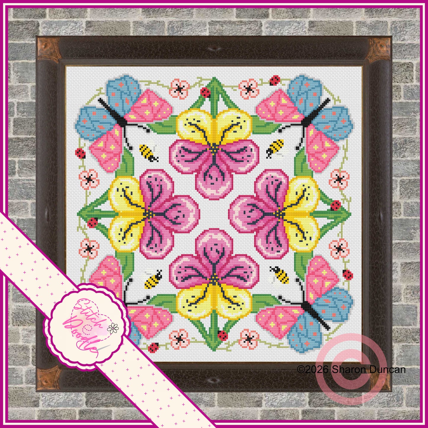 Spring Has Sprung Mandala Chart - Digital Download