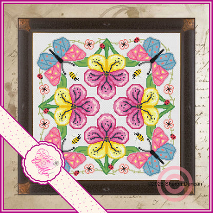 Spring Has Sprung Mandala Chart - Digital Download