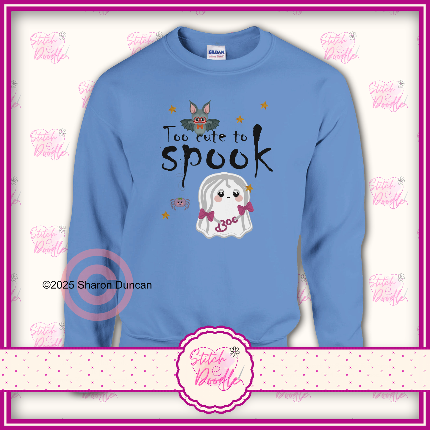 Too Cute to Spook Classic Unisex Crewneck Sweatshirt.  S to 4XL - 7 Colour options
