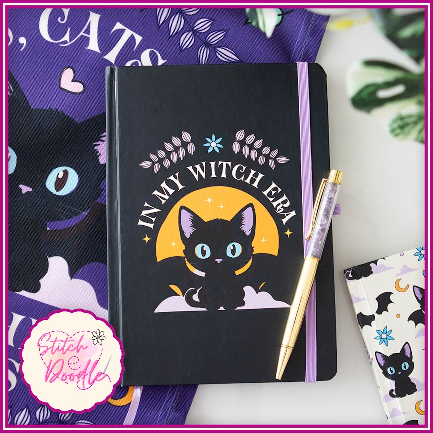 A5 Crystal Journal - In My Witch Era Journal with Amethyst Pen